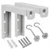 Maclean MC-923 Set aus 2 Halterungen für Projektionsleinwände, max. Traglast 25 kg (für das Set), Stahl