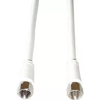 Koaxialkabel e+p FA 15 1,5 m F-Stecker Weiß