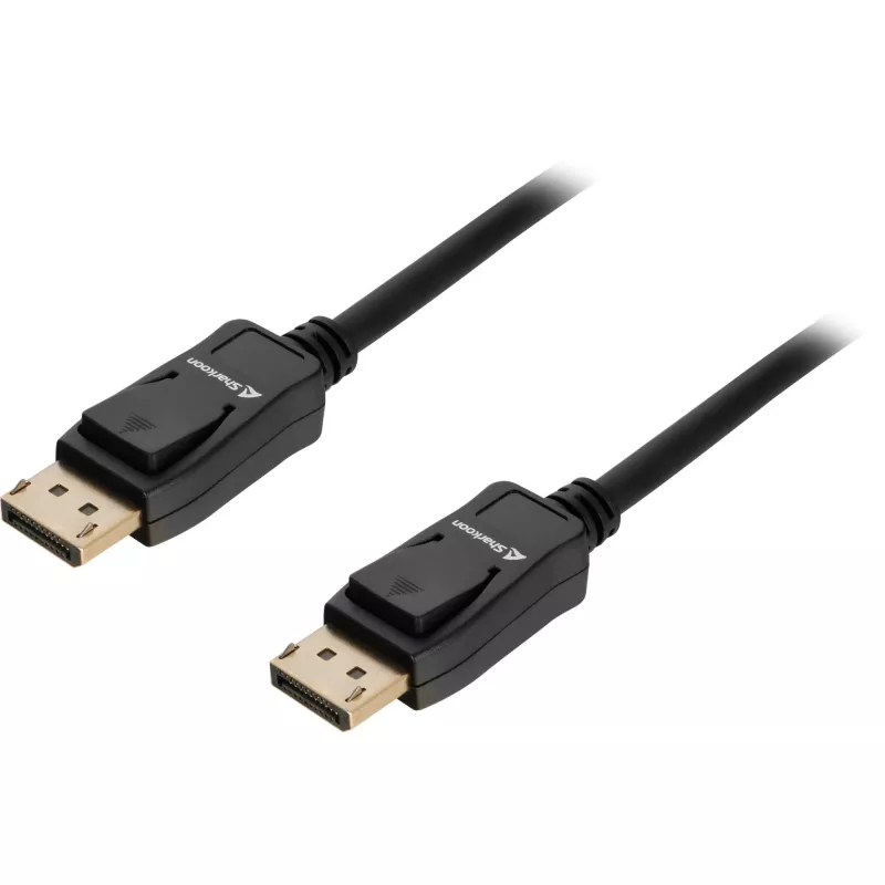 DisplayPort-Kabel Sharkoon 1.4 8K, 1 m, schwarz