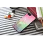 Schutzhülle iKins für Apple iPhone 8/7 mit Wasserblumen-Design, schwarz