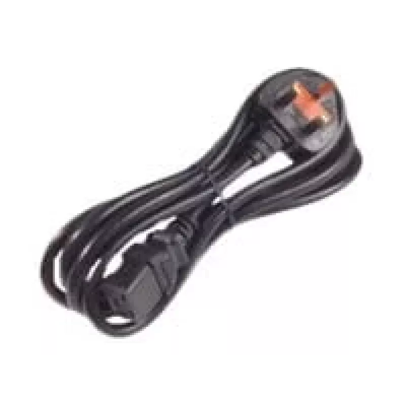 APC AP9895 Netzkabel, 16A 200-240V, C19 auf UK-Stecker BS 1363A, 2,44 m, Schwarz