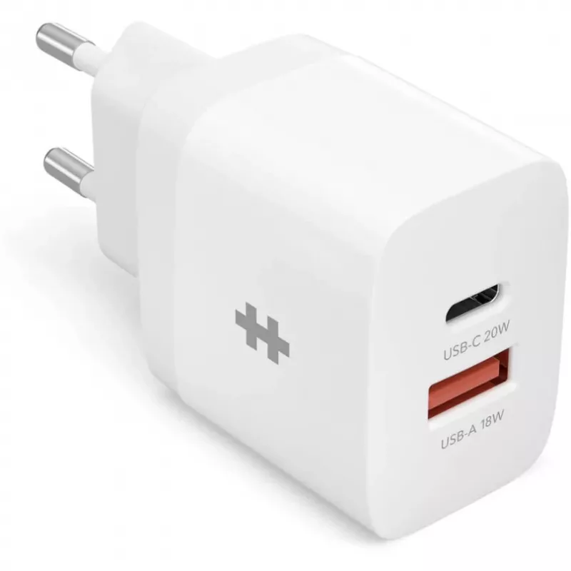 HYPER HJ205EU Ladegerät für Mobilgeräte Smartphone, Tablet Weiß AC Schnellladen Innenbereich
