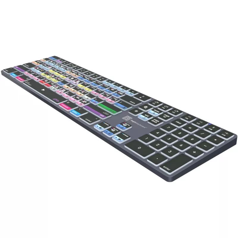 Logickeyboard Avid Media Composer - Pro Titan UK Mac - Tastatur - QWERTY