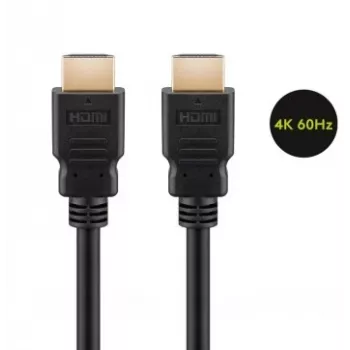 Goobay 61159 - 2 m - HDMI Typ A (Standard) - HDMI Typ A (Standard) - 10,2 Gbit/s - Audio Return Channel (ARC) - Schwarz (61159)