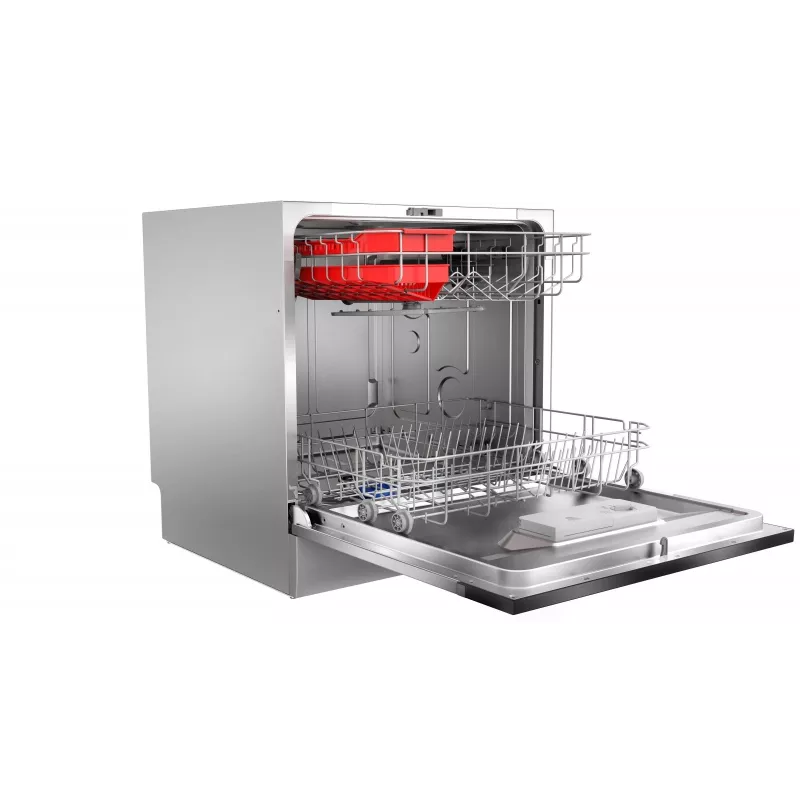 Einbau-Geschirrspüler Toshiba DW-08T2EE(S)-PL — 8 Gedecke, Energieeffizienzklasse F, 49 dB, 55×59×50 mm