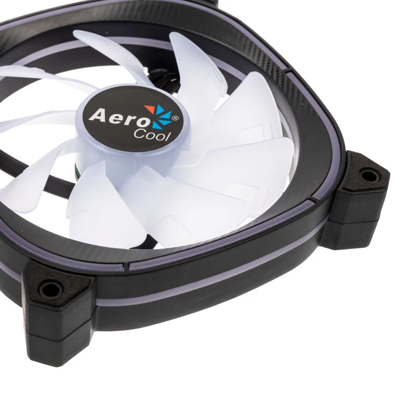 AEROCOOL 120mm Astro 12F ARGB LED Gehäuselüfter — 120mm, ARGB-Beleuchtung, 3-Pin-Stromanschluss