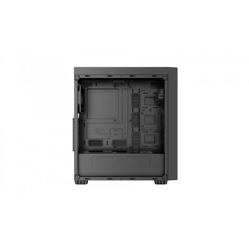 Gembird Fornax K500 ATX Computergehäuse, Midi-Tower, Schwarz
