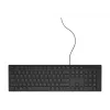 Kabelgebundene Full-Size-Tastatur Dell KB216 — QWERTY Nordic-Layout, schwarz, USB