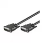 Wentronic Goobay DVI-D FullHD Kabel Dual Link, Schwarz, 5 m - DVI-D-Stecker Dual-Link (24+1-Pin) > DVI-D-Stecker Dual-Link (24+1-Pin) (68084)