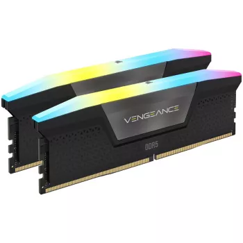 DIMM 64 GB DDR5-5600 (2x 32 GB) Dual-Kit, Arbeitsspeicher schwarz, CMH64GX5M2B5600C40, Vengeance RGB, INTEL XMP