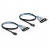 DeLOCK Konverter M.2 2280 Key B+M Stecker auf 8 x SATA