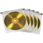 Hama CD/DVD Doppel-Schutzhüllen, 50 Stück, Weiß 2 discs
