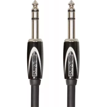 Audiokabel 6,35 mm TRS Roland RCC-10-TRTR 3 m Schwarz