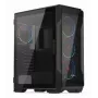 PC-Gehäuse KRUX HEKO KRXD001 ATX Mid Tower, Hartglas, RGB, unterstützt ATX, GPU bis 34 cm, CPU-Kühler 165 mm