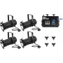 EUROLITE 20000696 dim2warm EDX-4 DMX RDM LED-Dimmerpack für PAR-30-Spot-Steuerung