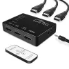 HDMI-Umschalter MEDIA-TECH MT5207, 5x HDMI-Eingänge, 1x HDMI-Ausgang, schwarz