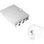 Netzwerkkabel Helos FTTH-Hausanschlussbox 372088 LC/QD SC/DX 24 Fasern