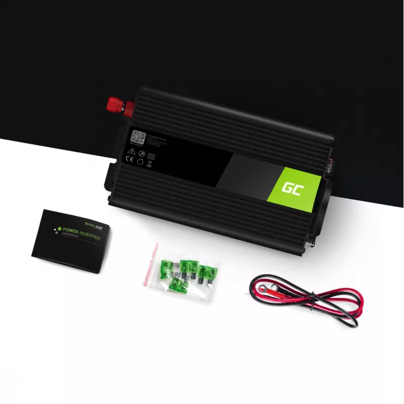 Grün Cell INV08 Netzteil/Wechselrichter Outdoor 1000 W Schwarz