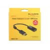 DeLOCK - Video-/Audio-Adapter - DisplayPort / HDMI - DisplayPort (M) - HDMI, 19-polig (W) - 20 cm - (DisplayPort 1.2) - Schwarz (62609)