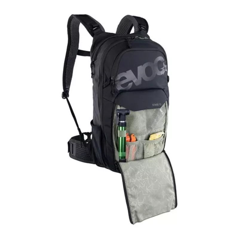 Fahrradrucksack EVOC Stage Schwarz Nylon 12L 2L Trinkblase