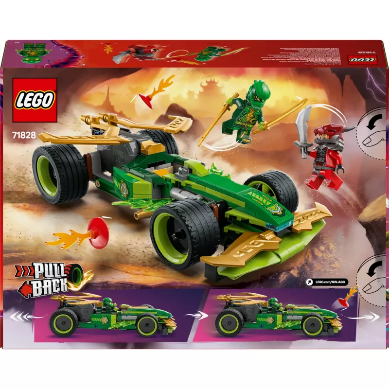 LEGO Bauset NINJAGO Lloyds Action Speedster 71828, 181 Teile, 2 Minifiguren, Alter 7+