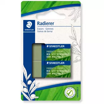 Staedtler 526 83 renew mat 56% — PVC-freier Reinigungsradierer, rechteckig BK2