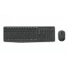 Logitech MK235 Langlebiges kabelloses Tastatur- und Maus-Set in Grau