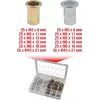 Gewindemuttern KS Tools 970.0630 Stahl & Aluminium M3x9mm–M10x21mm 300 Stück