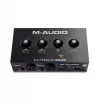 Audio-Interface M-Audio M-Track Duo — USB 2-in/2-out, 16-bit/48 kHz, 1x XLR/TS-Combo, 1x Instrumenteneingang, 48V Phantomspeisung