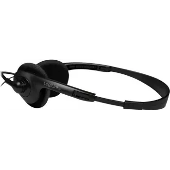 Logilink HS0052 - Headset - On-Ear - Kabelgebunden - 3,5 mm Klinkenstecker - Schwarz (HS0052)