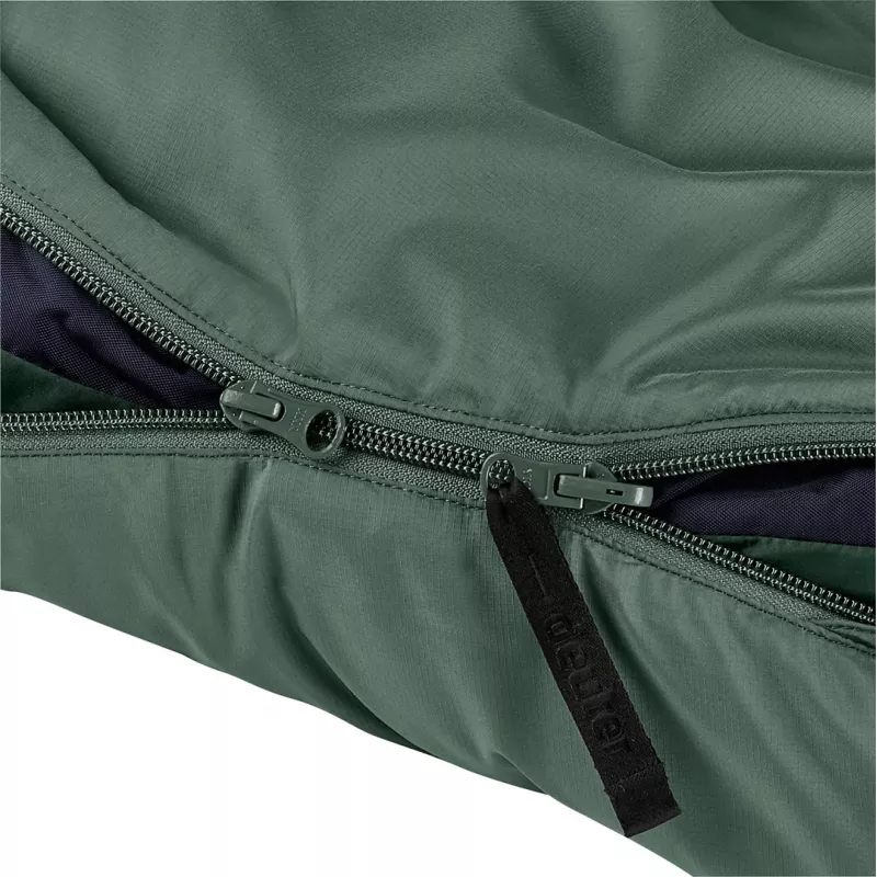 Mumienschlafsack DEUTER Orbit SL +5 °C / 41 °F — 750 mm Breite, 480 mm Tiefe, Ripstop-PES, Grün