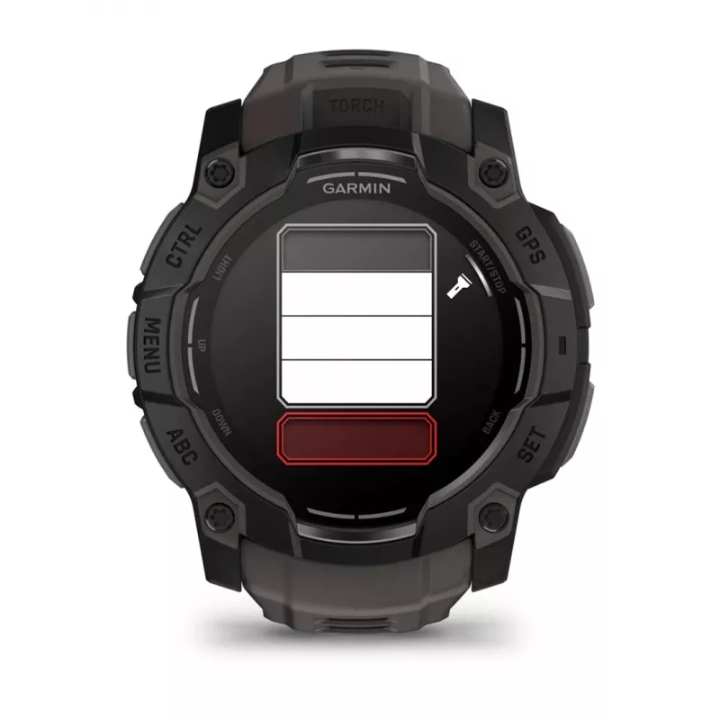 Garmin Instinct 3 AMOLED 3.3 cm (1.3) 50 mm Digital 416 x 416 Pixel Touchscreen Schwarz GPS (Satellit)