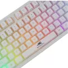 Mechanische Tastatur Baracuda Krill White KRILL-W — kompaktes Layout, USB-Anschluss