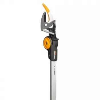 Astschere Fiskars UPX82 Amboss — Hand-Astschere für holzige Stämme, schwarz/blau/grau