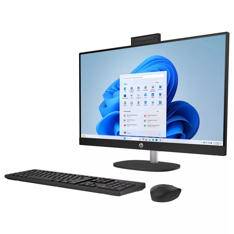 HP AI 27-cr2275ng - All-in-One (Komplettlösung) - Core Ultra 7 255U - RAM 16 GB - SSD 512 GB - NVMe - Intel Graphics - 1GbE, Bluetooth 5.3, Wi-Fi 6 - WLAN: 802.11a/b/g/n/ac/ax