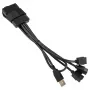 USB Hub Lian Li PW-U2TPAB Typ-A-Stecker 1-auf-3 IDC 9-Pin