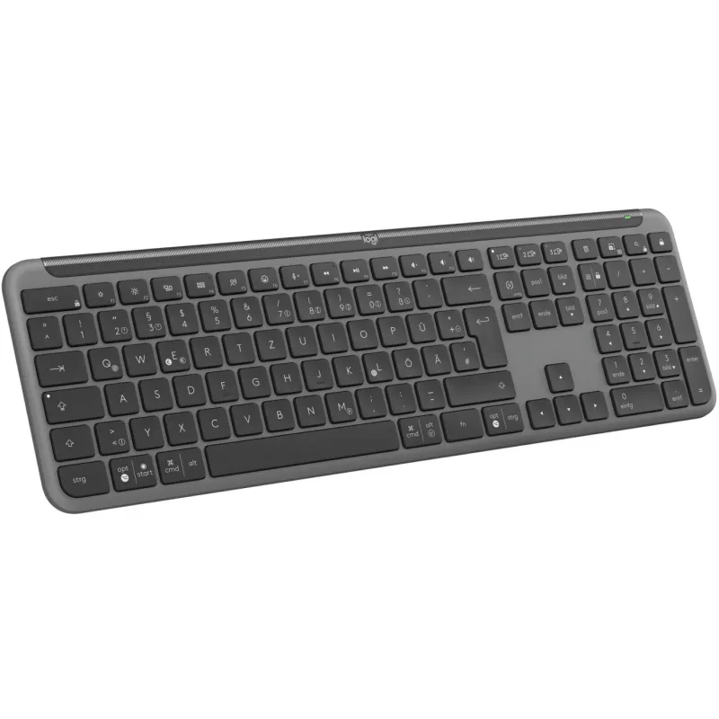 Logitech K950 Signature schlank Tastatur Office RF Wireless + Bluetooth QWERTZ Deutsch Graphit