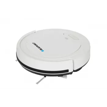 Roboterstaubsauger BLAUPUNKT RVC201 — rund, weiß, beutelloser 0,5-Liter-Staubbehälter, 55 Minuten Laufzeit