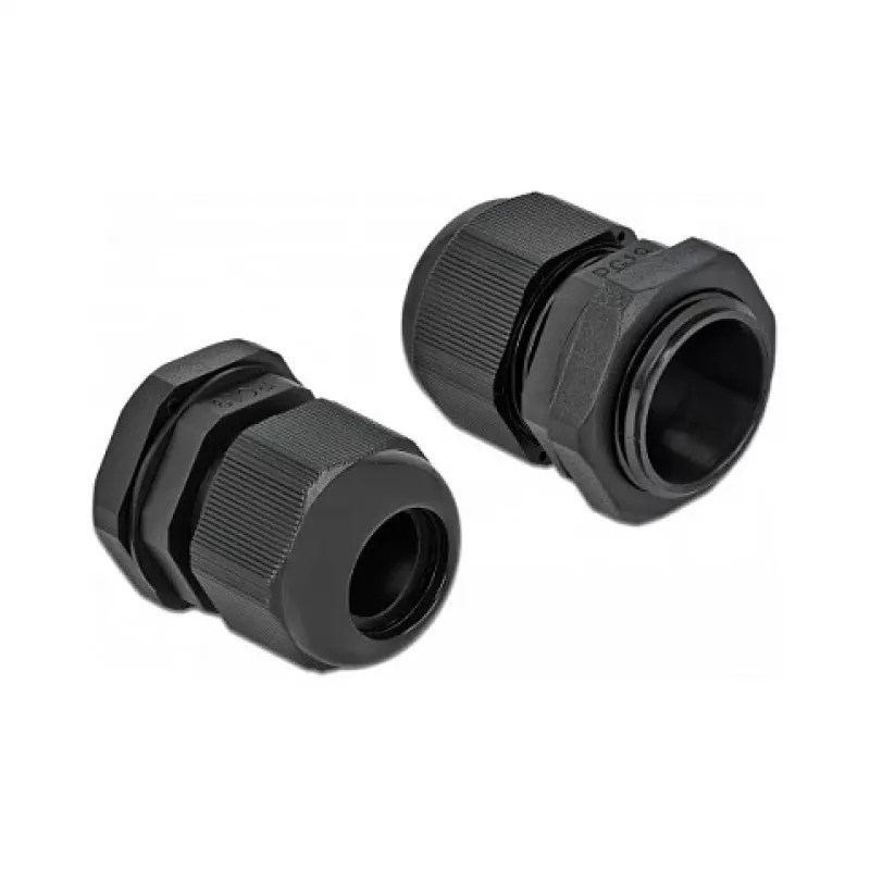 Kabelverschraubung DeLOCK 60220 schwarz Kunststoff 10 Stk.