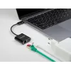 USB Typ-C-Adapter DeLOCK 66644 Gigabit LAN Power Delivery