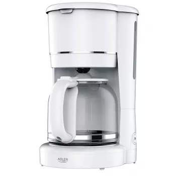 Adler AD 4383w Filterkaffeemaschine für gemahlenen Kaffee 1,5 L weiß