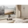 Boden-TV-Ständer GEMBIRD TVS-86ST-01 für 43–86 Zoll Fernseher, schwarz, Basis aus gehärtetem Glas, VESA 100x100–600x400, max. 60 kg