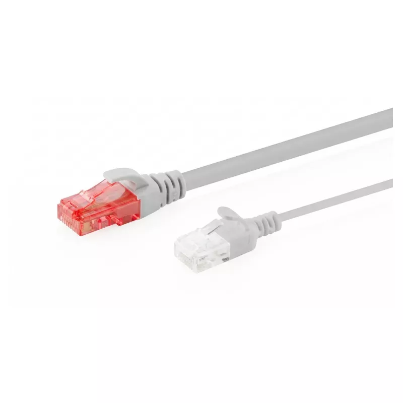 Patchkabel DIGITUS CAT6 U-UTP schlank, 0,5 m, grau