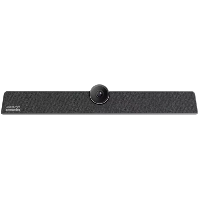 Prestigio Solutions Alpha Video Conferencing Collaboration Bar, UHD 12 MP, 6 Mikrofone, 8 m Reichweite, USB-C/AUX