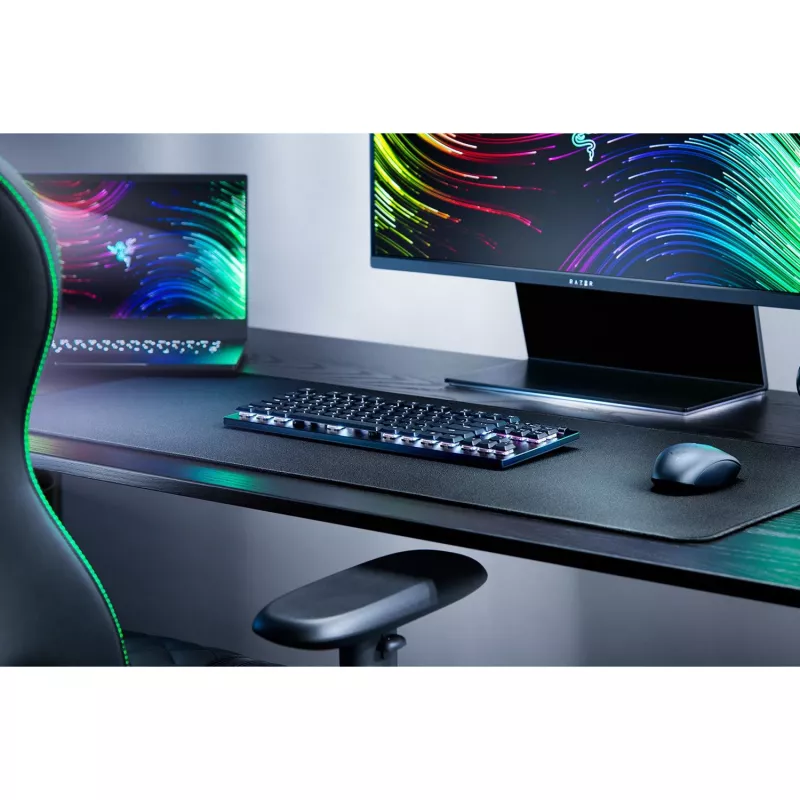 Gaming-Tastatur Razer RZ03-04370400-R3G1 USB RF Wireless Bluetooth QWERTZ Deutsch Schwarz