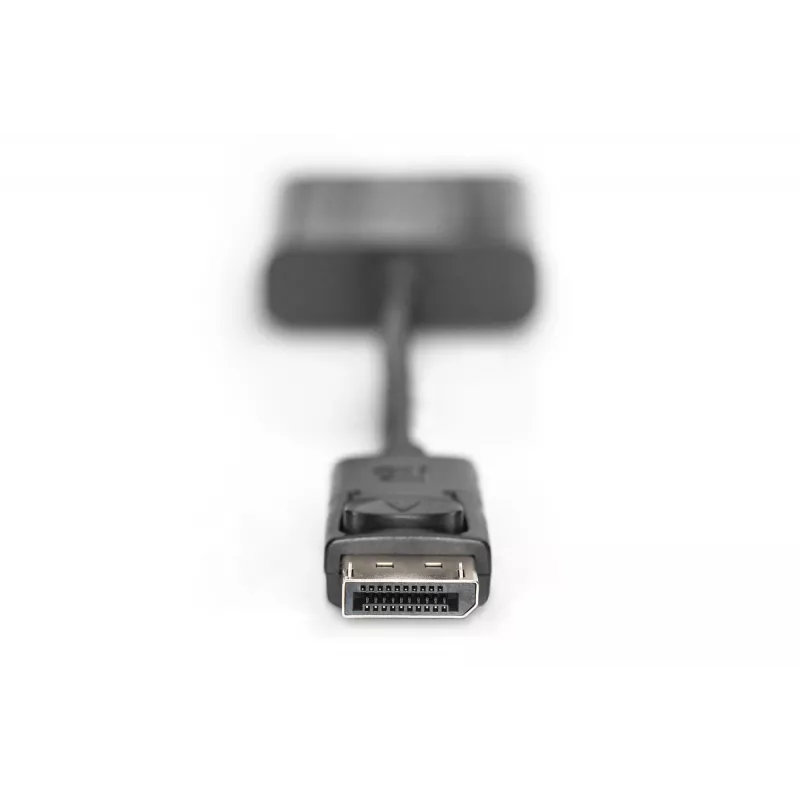 Assmann DisplayPort-Adapterkabel. DP - HD15 M/F. 0,15 m. mit Verriegelung. DP 1.1 kompatibel. UL. bl. ohne Abschirmung. 32AWG (AK-340410-001-S)