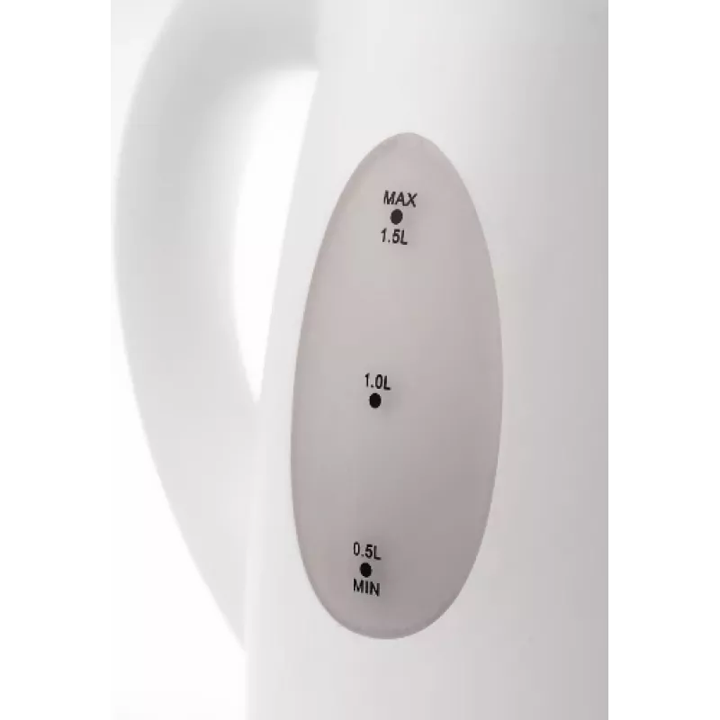 Adler | Wasserkocher | AD 1207 | Standard | 2000 W | 1,5 L | Kunststoff | 360°-Drehsockel | Weiß