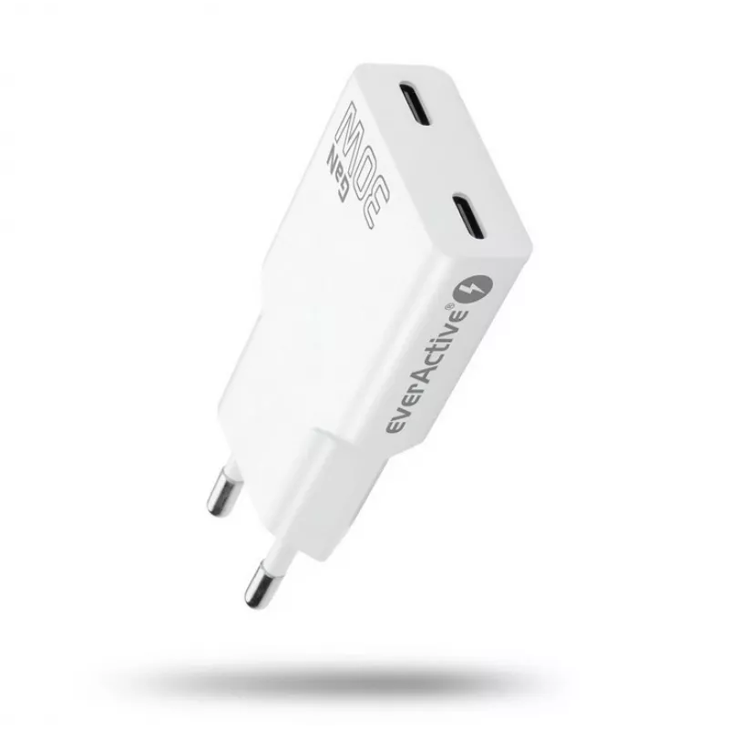 Netzteil everActive SC-385Q Super schlank QC 4 Fast Charging — USB-Schnellladegerät, kompaktes Design