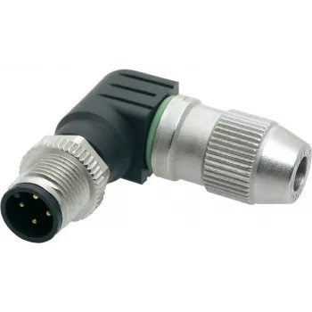 M12-Winkelstecker Harting M12 21 01 140 5 4‑polig — Winkel-Signal-/Datenstecker