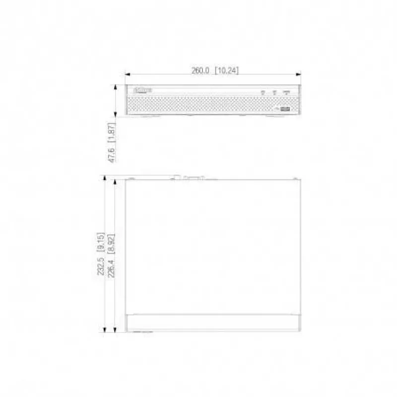 Dahua Technology Lite NVR2108HS-4KS3 Netzwerk-Videorekorder 1U Schwarz